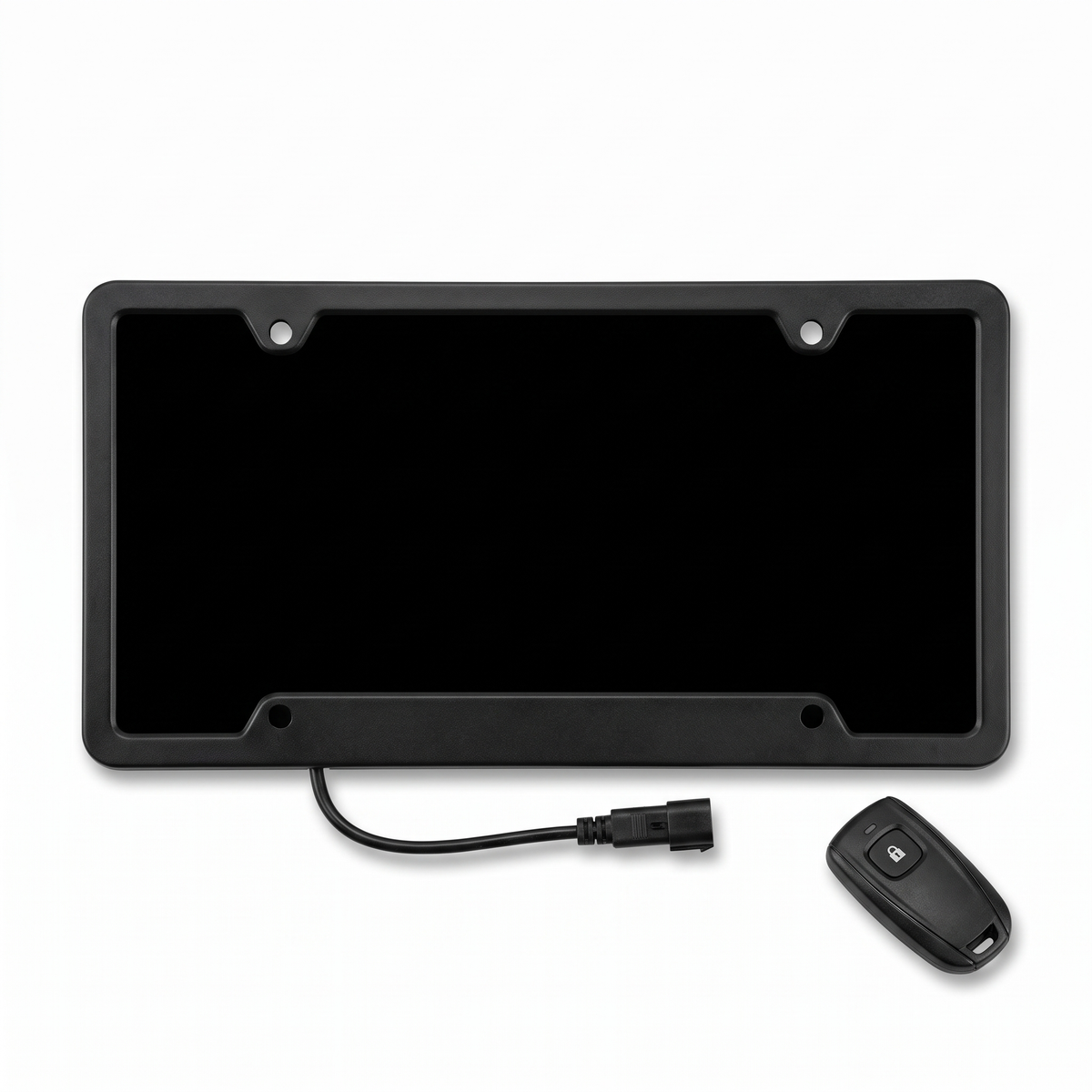 Remote License Plate Cover