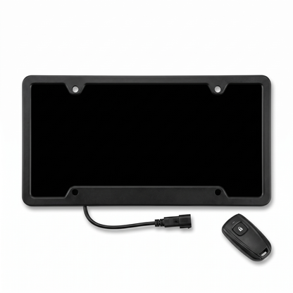 Remote License Plate Cover